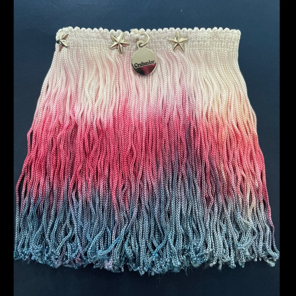 Fringe Arm Cuff with silver stars